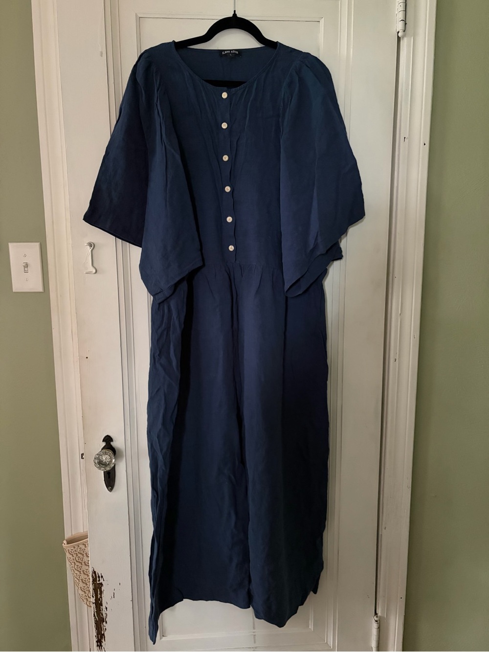 Ilana Kohn Eleanor Jumpsuit - Navy Linen
